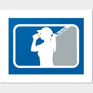 LA Dodgers Major League Brews Women Posters and Art